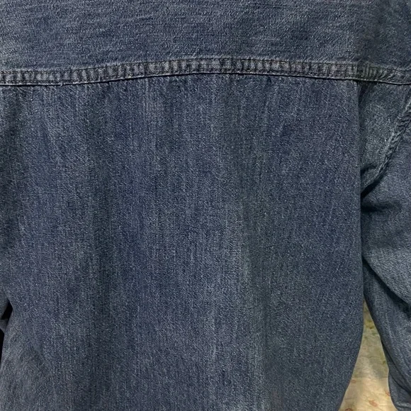Vintage Orange Tag Levi’s Denim Pullover Shirt - Picture 8 of 12